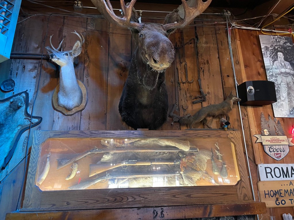 photo of interior detail of The Iron Door Saloon, Groveland, CA