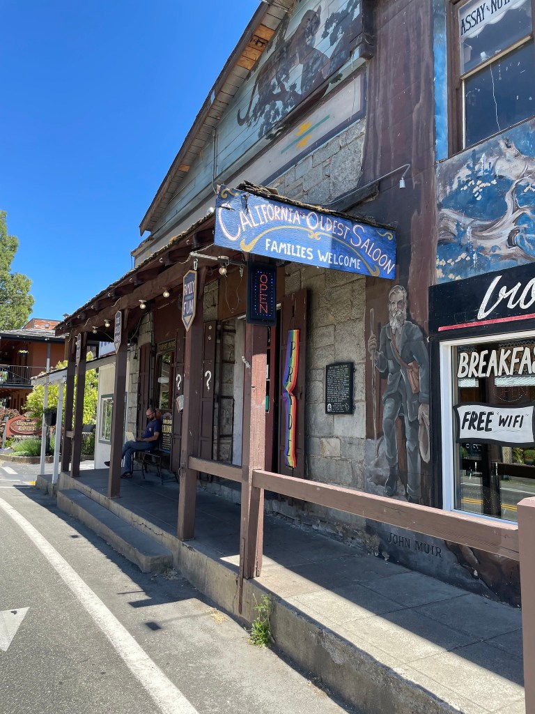 photo of exterior of The Iron Door Saloon, Groveland, CA