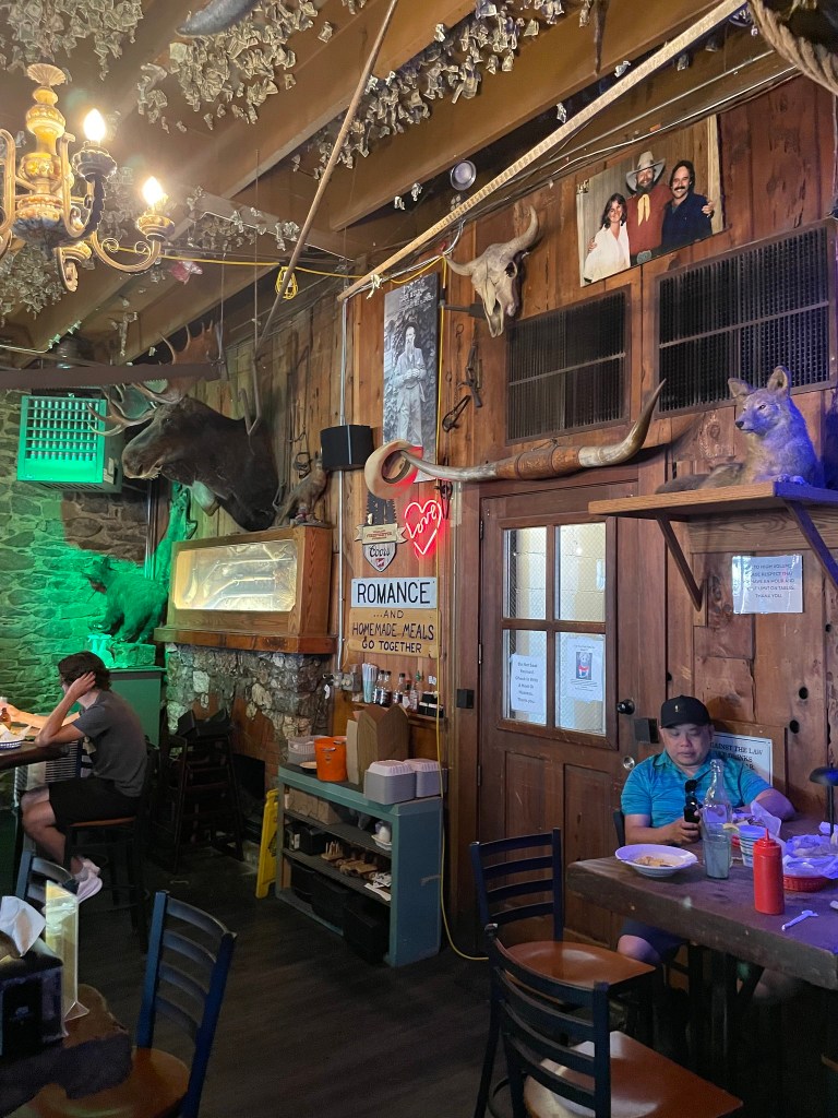 photo of interior of The Iron Door Saloon, Groveland, CA