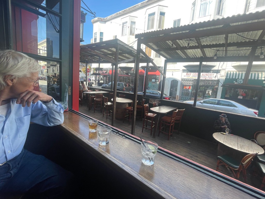 photo of window and parklet of Maggie McGarry's, San Francisco