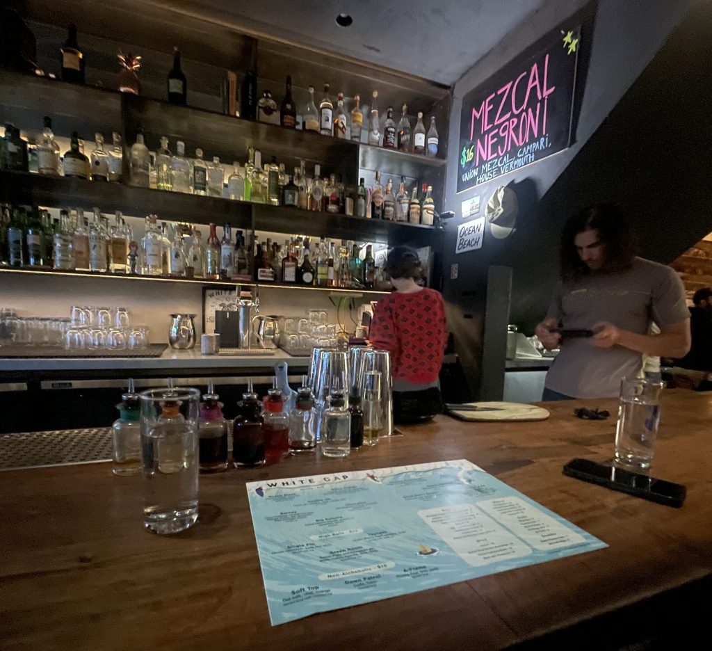 photo of interior of White Cap, San Francisco