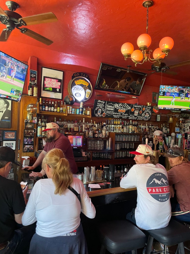 photo of the interior of Bus Stop, San Francisco