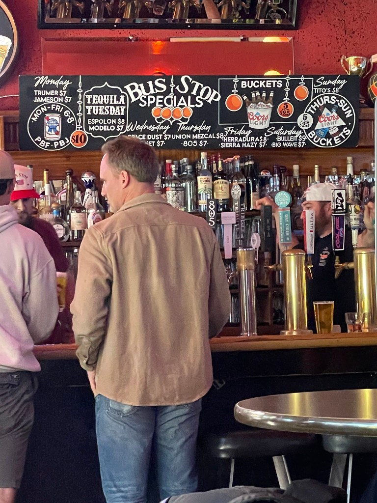 photo of the interior of Bus Stop, San Francisco