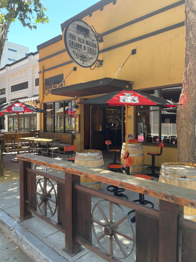 photo of the exterior of The Old Wagon Saloon & Grill, San Jose, CA