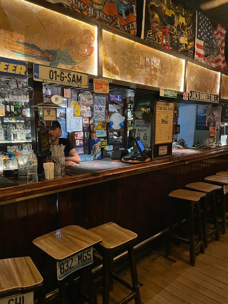 photo of interior of Bar Barba Negra 1988, Guadalajara, Mexico