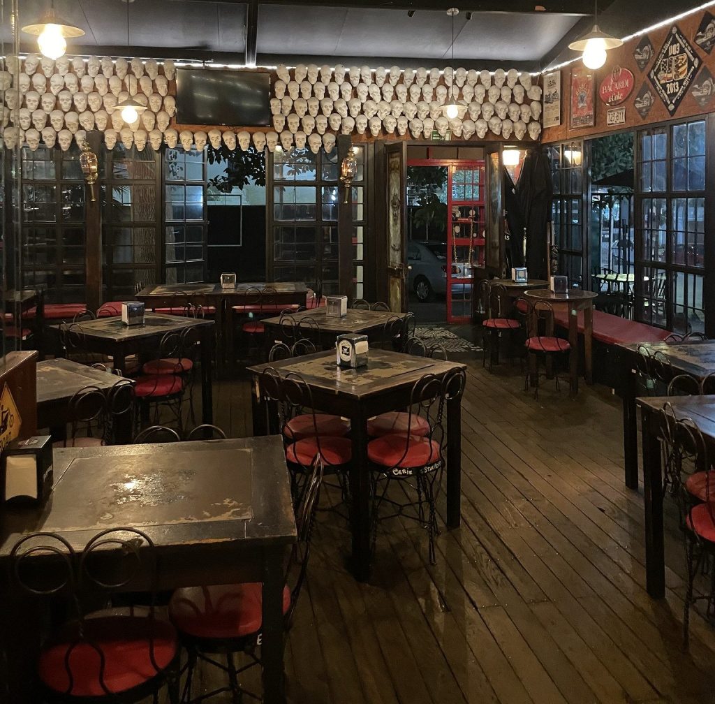 photo of interior of Bar Barba Negra 1988, Guadalajara, Mexico