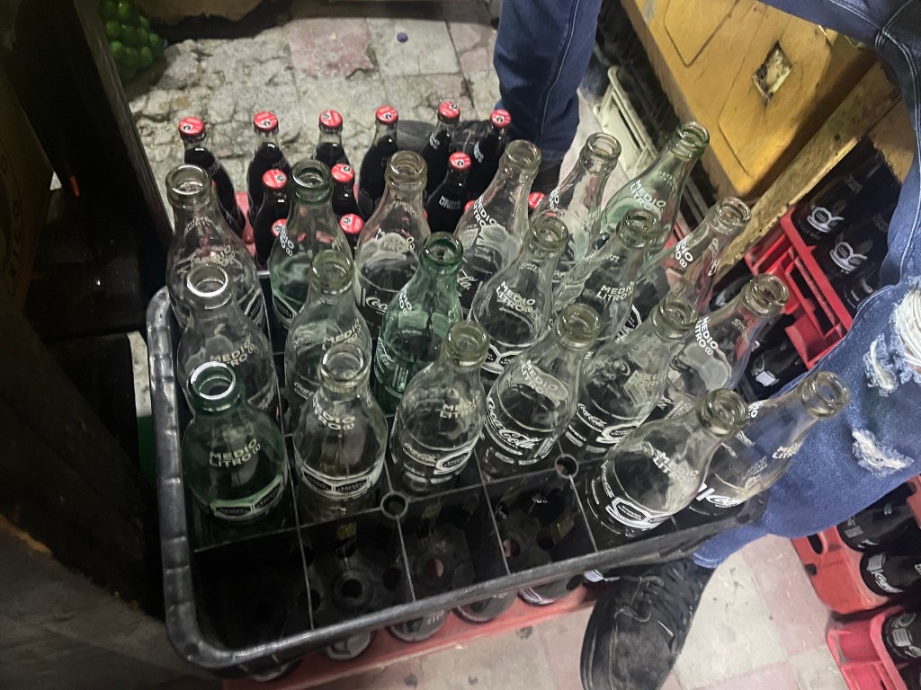photo of Coca-Cola bottles in La Capilla, Tequila, Mexico