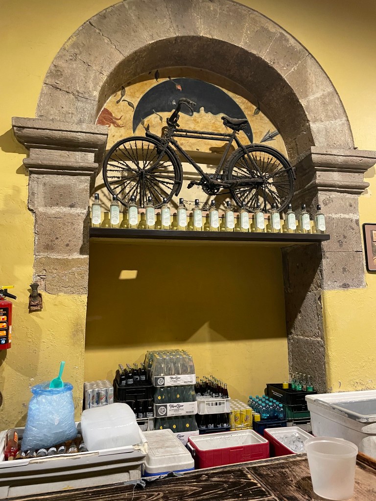 photo of interior detail of Cantina La Fuente, Guadalajara, Mexico