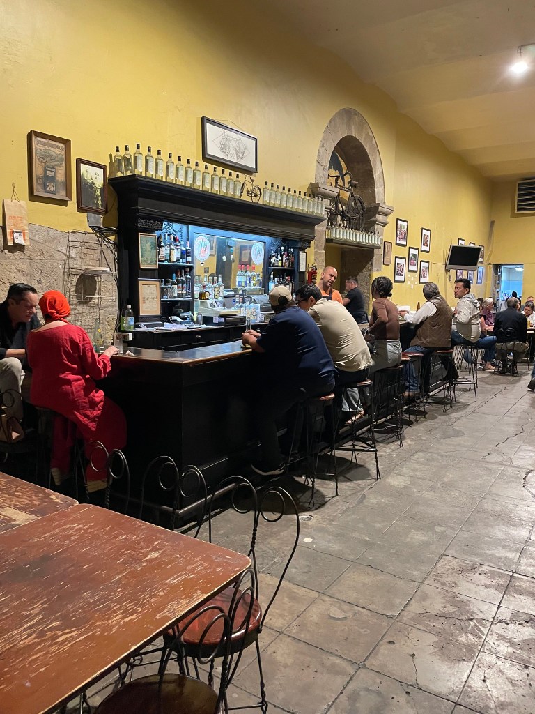 photo of interior of Cantina La Fuente, Guadalajara, Mexico