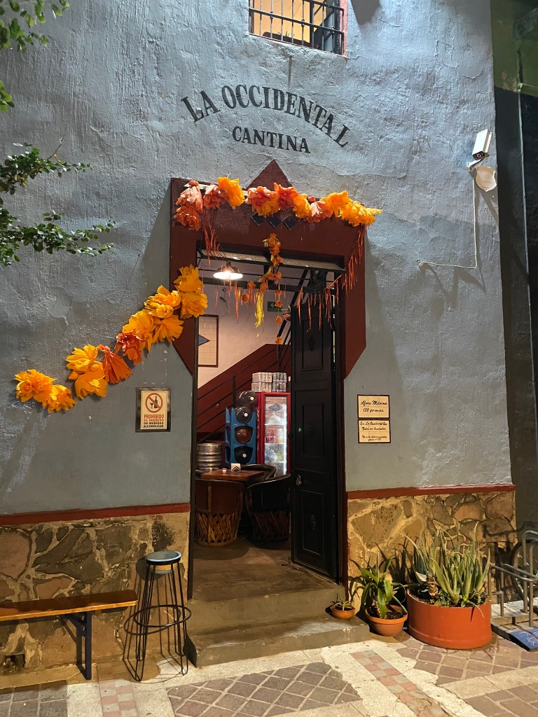 photo of exterior of La Occidental Cantina, Guadalajara, Mexico