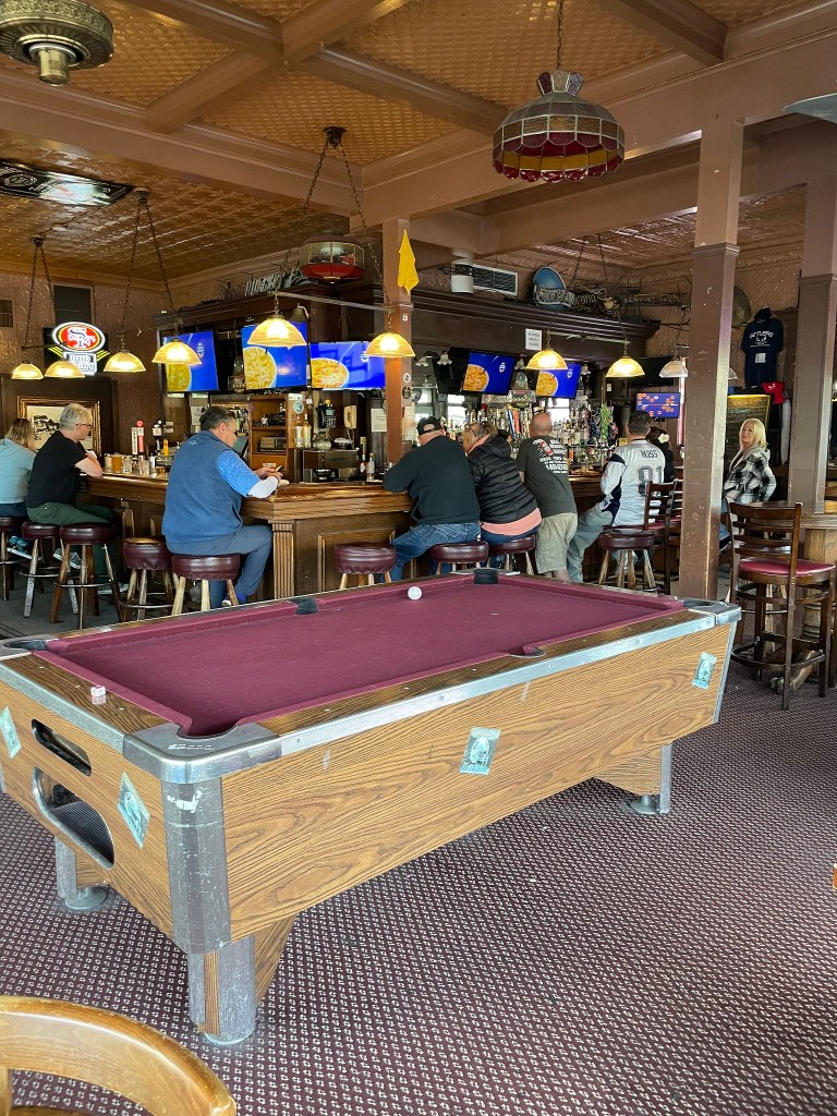 photo of interior of Antlers Tavern, Hercules, CA