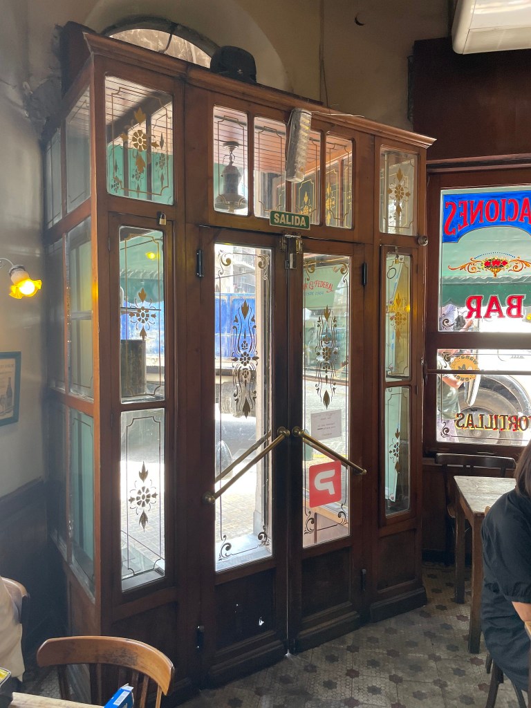 photo of interior detail of Bar El Federal, Buenos Aires, Argentina