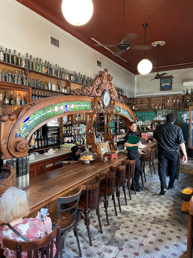photo of interior detail of Bar El Federal, Buenos Aires, Argentina