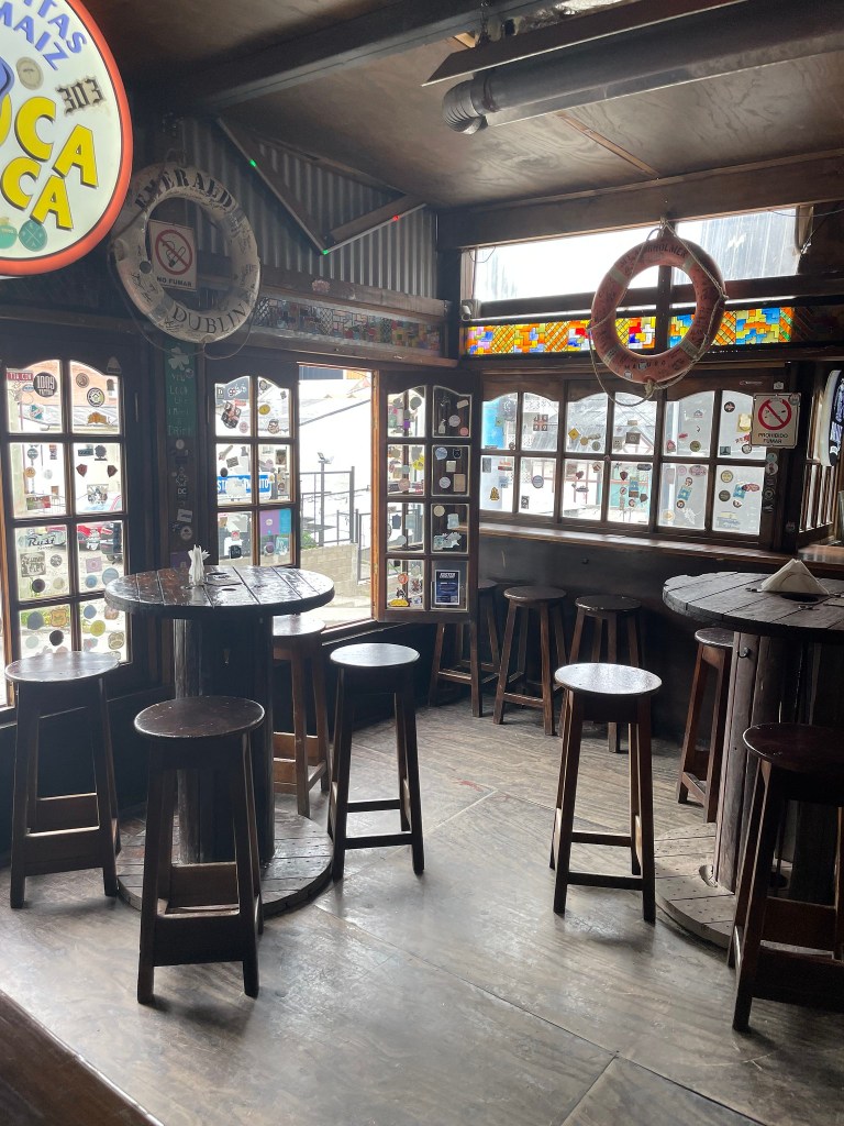 photo of interior of Dublin Irish Pub. Ushuaia, Argentina