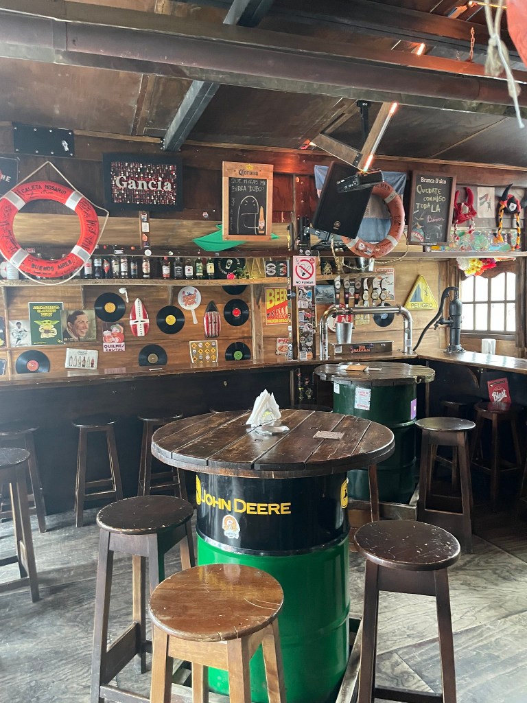 photo of interior of Dublin Irish Pub. Ushuaia, Argentina