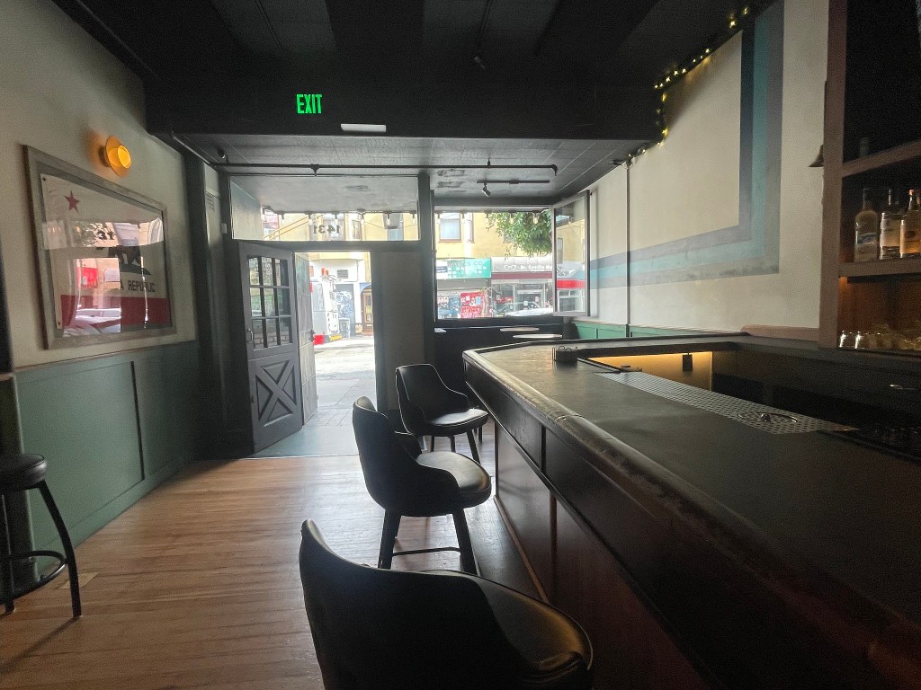 photo of interior of The Lucky Spot, SF