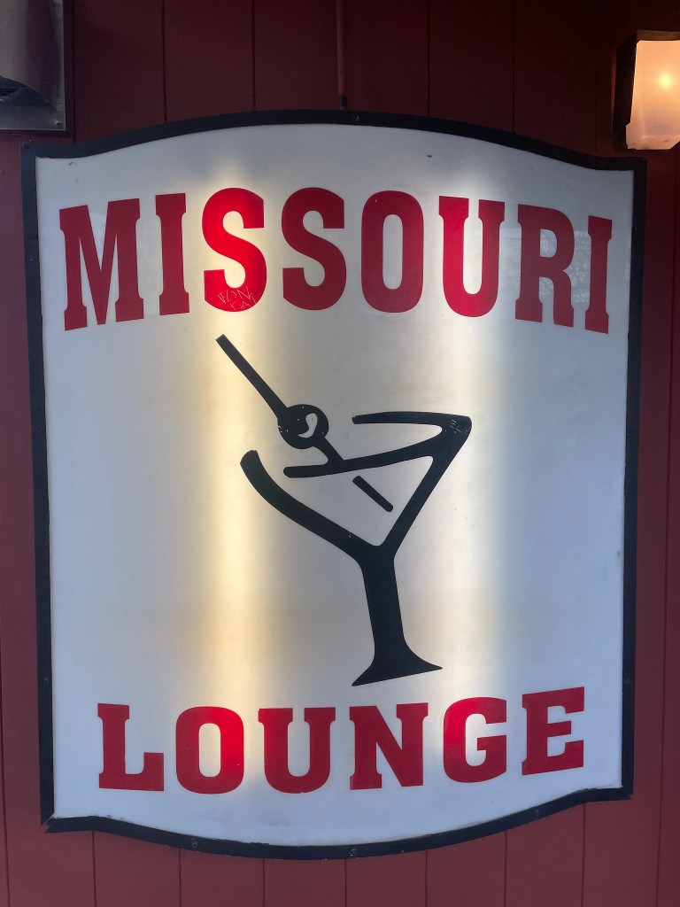 photo of sign of Missouri Lounge, Berkeley, CA