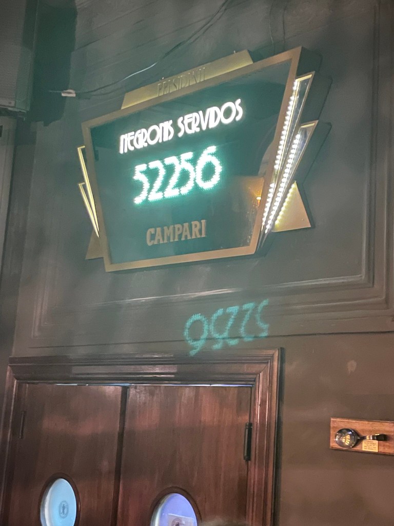 photo of interior detail of Presidente Bar, Buenos Aires, Argentina