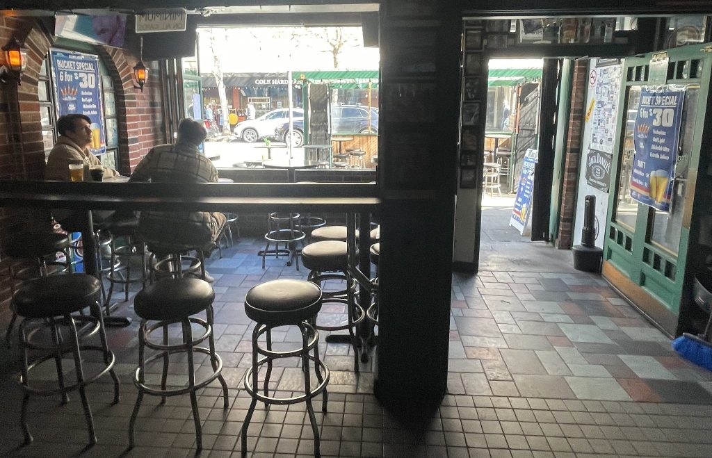 photo of the interior of Greens Sports Bar, San Francisco