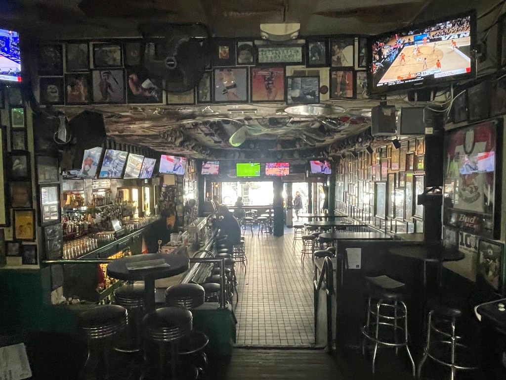 photo of the interior of Greens Sports Bar, San Francisco