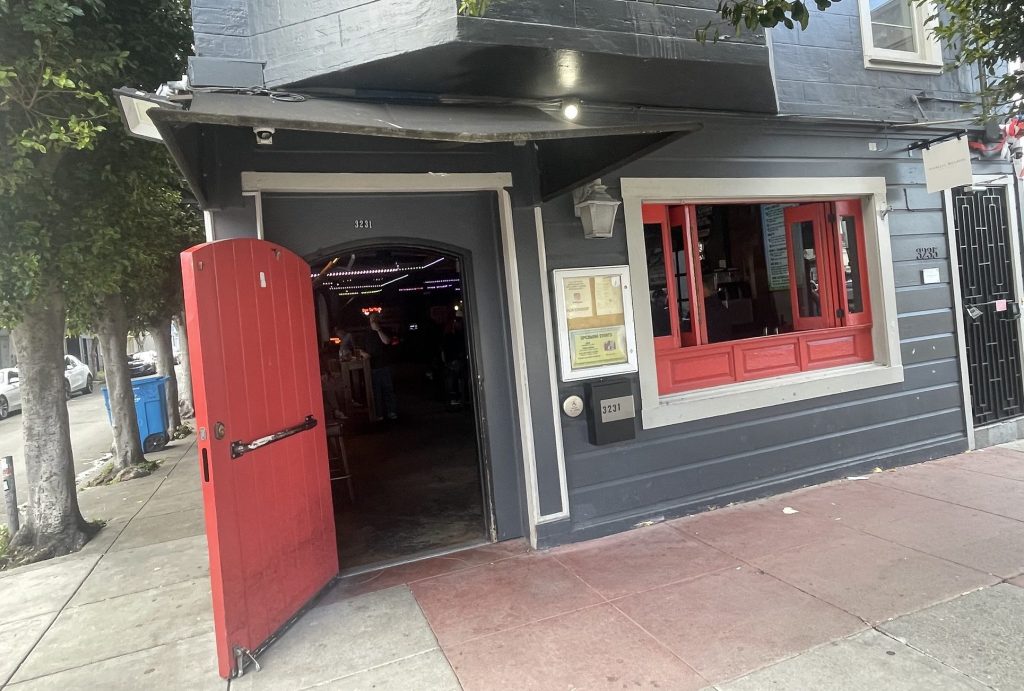 photo of the door of Jaxson, SF