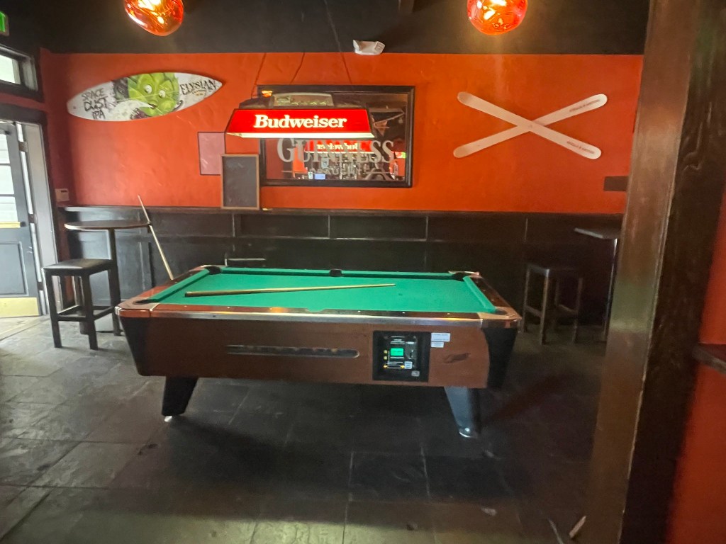 photo of the pool table at Candlestick Park Sports Bar, San Francisco
