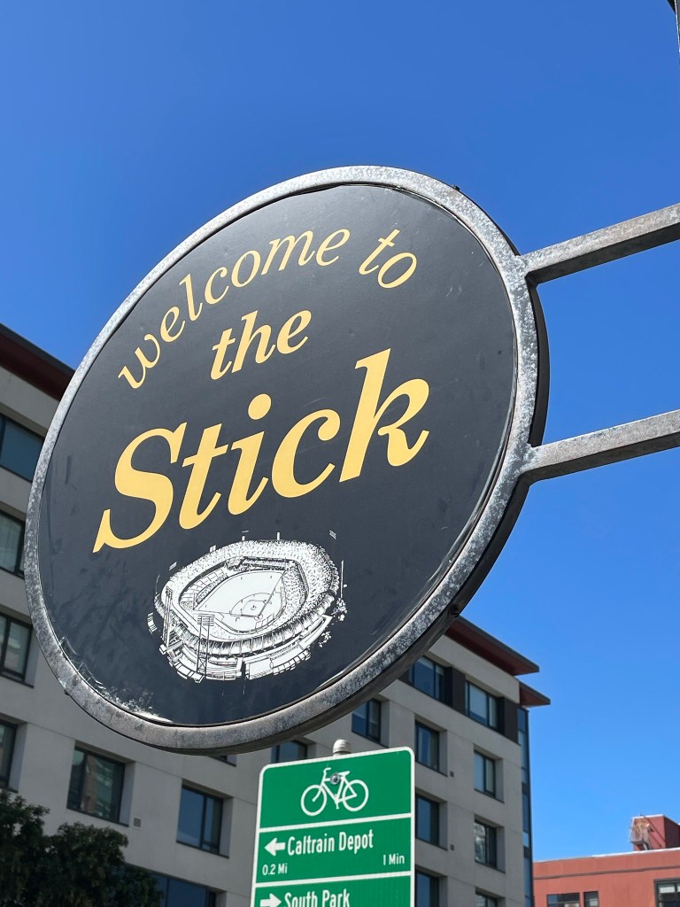 photo of the sign of Candlestick Park Sports Bar, San Francisco
