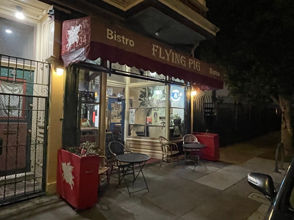 photo of the exterior of The Flying Pig, San Francisco