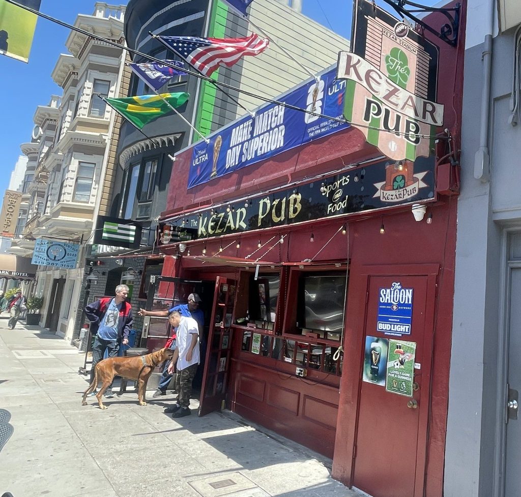 photo of exterior of The Kezar Pub, San Francisco