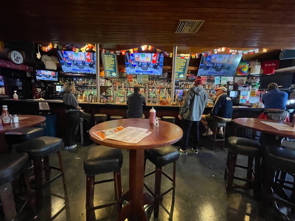 photo of the bar of The Kezar Pub, San Francisco