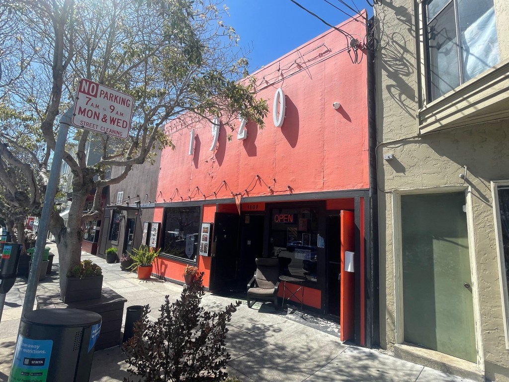 photo of the exterior of 1920 bar, San Francisco