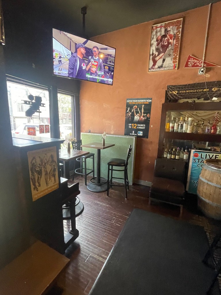 photo of the interior of 1920 bar, San Francisco