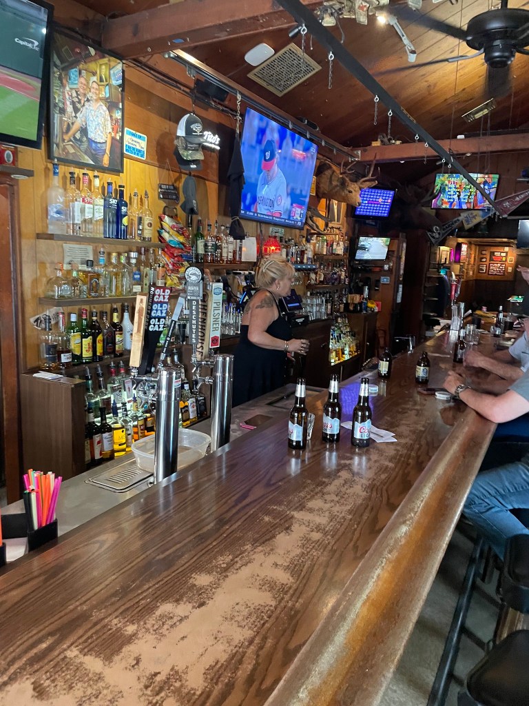 photo of the bar of The Buckhorn, Petaluma, CA
