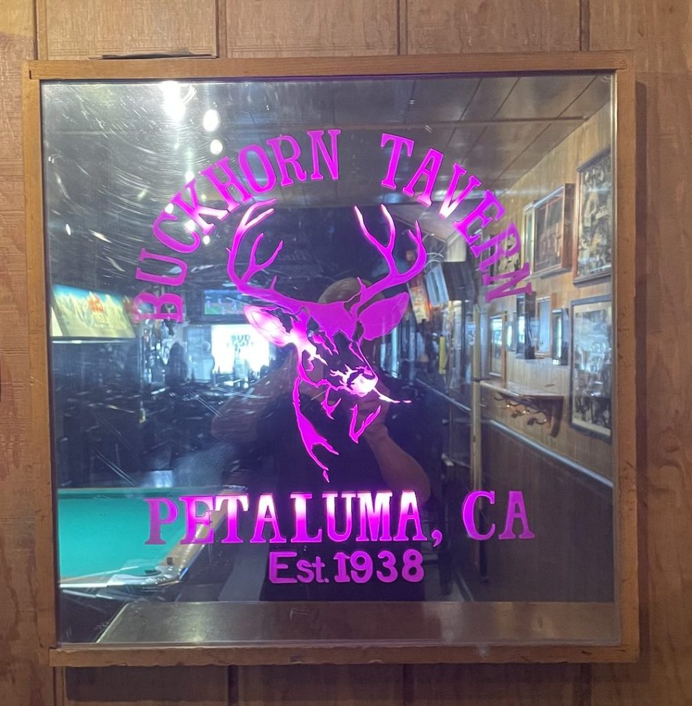 photo of interior detail of The Buckhorn, Petaluma, CA
