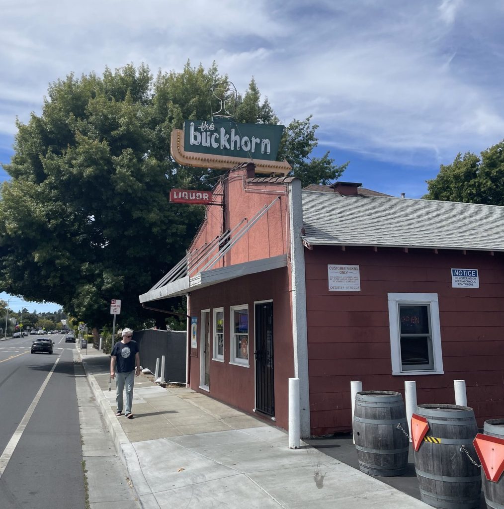photo of the exterior of The Buckhorn, Petaluma, CA