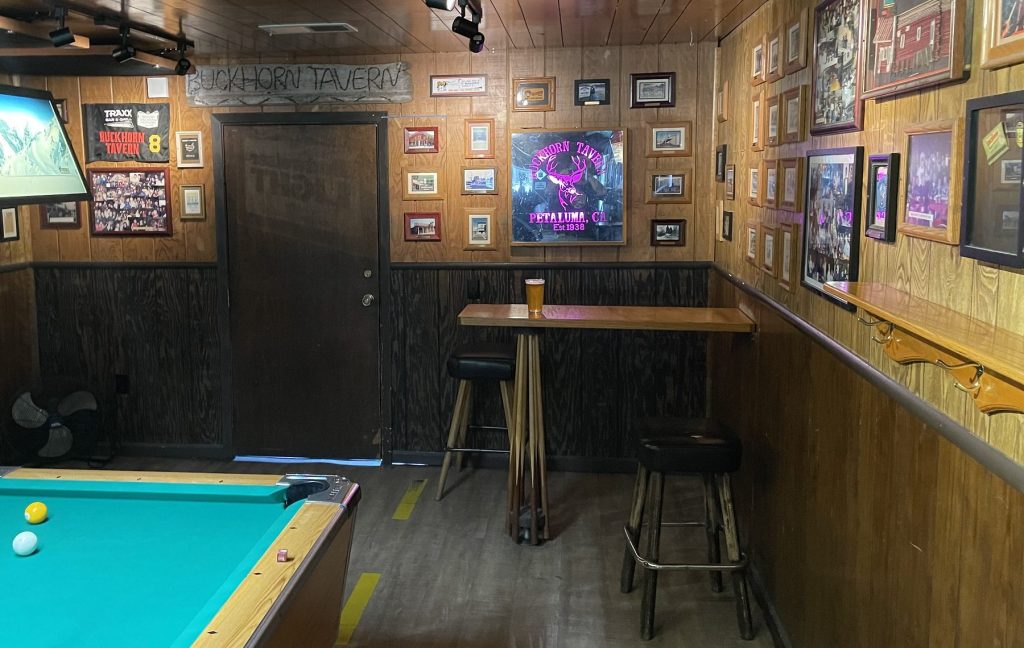 photo of interior of The Buckhorn, Petaluma, CA