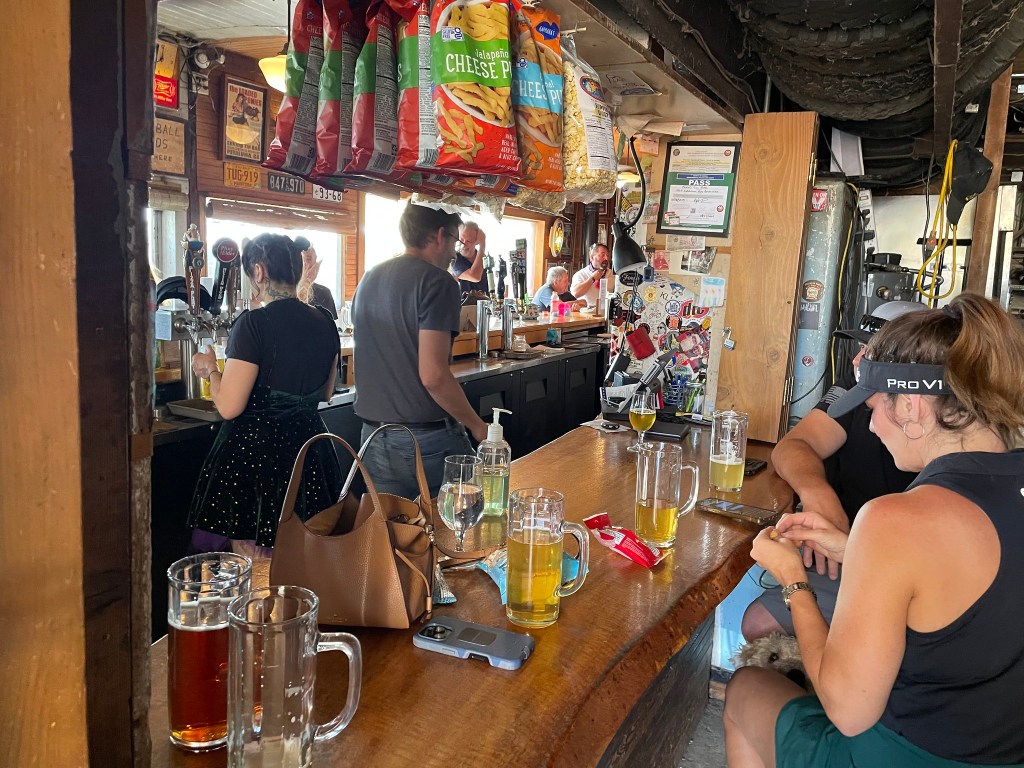 photo of the interior of Ernie's Tin Bar, Petaluma, CA