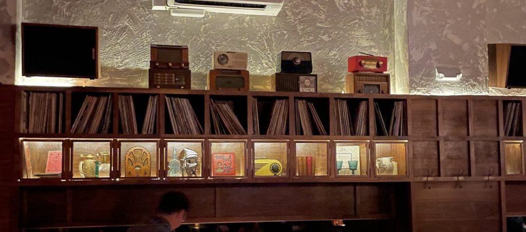photo of interior of Harlan Records, San Francisco
