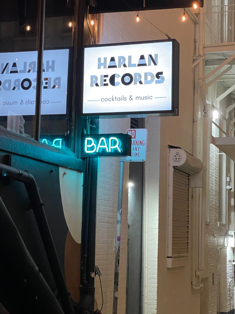 photo of exterior of Harlan Records, San Francisco