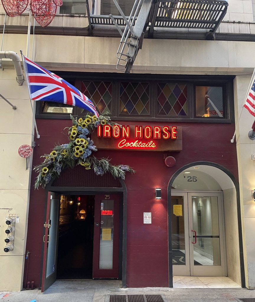 photo of exterior of Iron Horse Cocktails, San Francisco