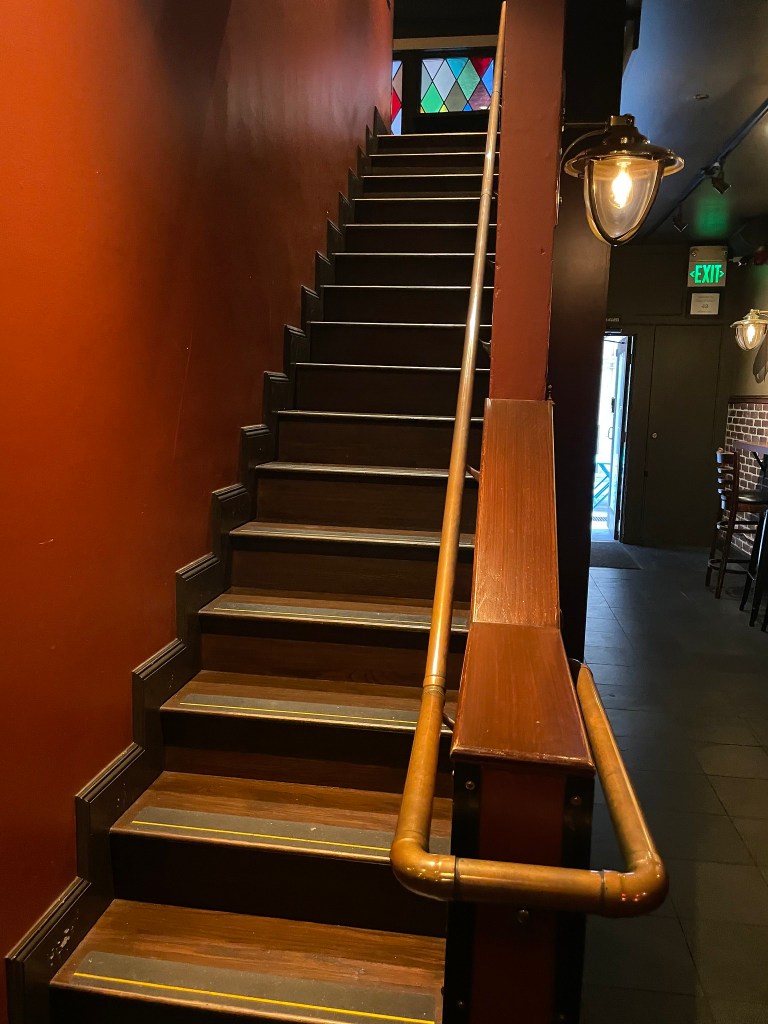 photo of stairs of Iron Horse Cocktails, San Francisco