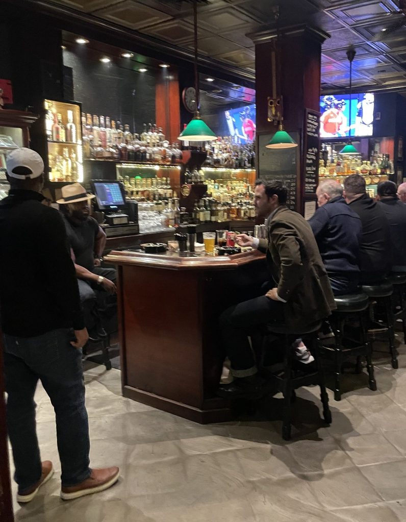 photo of interior of Occidental Cigar Club, San Francisco