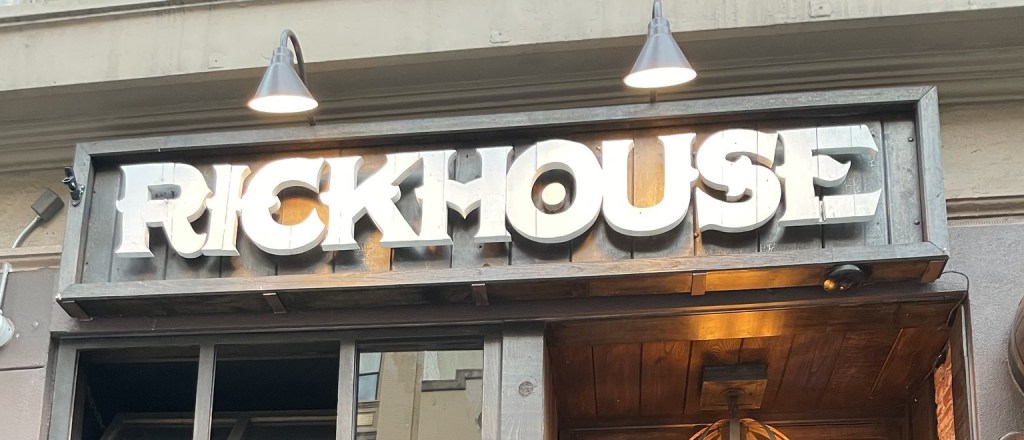 photo of sign of Rickhouse, San Francisco